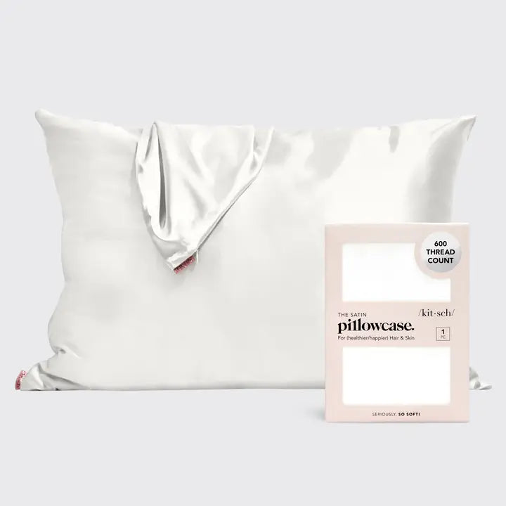 Satin King Pillowcase - IVORY